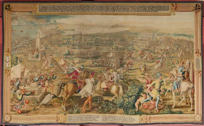 Arazzo fiammingo. Serie La conquista di Tunisi. L