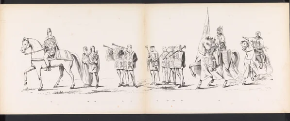 Mascherata degli studenti di Leida, 1865 (tavola 6)