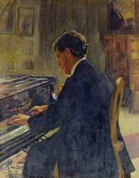 Ritratto di Joseph Hofman, 1912