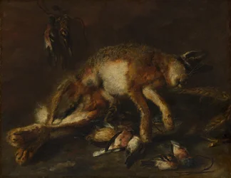 Una lepre e uccelli