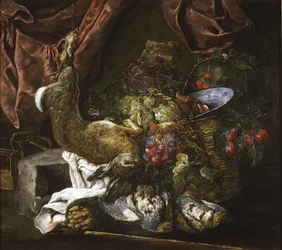 Natura morta con selvaggina e frutta, 1641-61