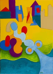 Prendere il sole ai margini della città