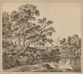 Paesaggio con Albero Piegato