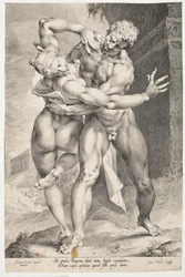 Un Romano che Rapisce una Donna Sabina