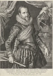 Ritratto del re Cristiano IV di Danimarca e Norvegia