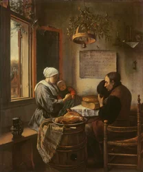 Preghiera prima del pasto, 1660