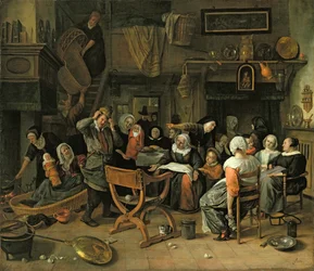Il banchetto del battesimo, 1668