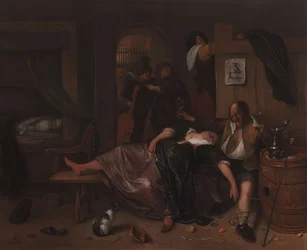 La coppia ubriaca, c.1655-65