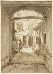 Vista in un vicolo