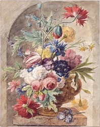 Natura morta floreale, ca. 1734