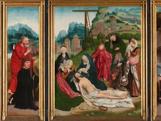 Trittico con il compianto