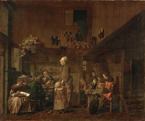 La bottega del calzolaio