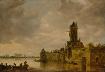 Castello vicino a un fiume, 1647
