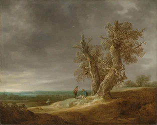 Paesaggio con Due Querce