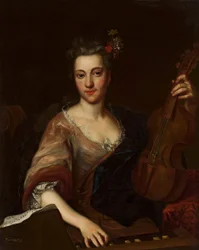 Ritratto di donna con viola d
