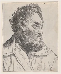 Testa di un uomo, XVII secolo