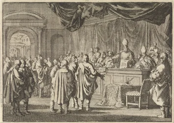 Riformati in Ungheria davanti a un tribunale di vescovi e altri cattolici, 1670
