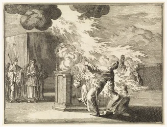 Nadab e Abihu uccisi dalle fiamme
