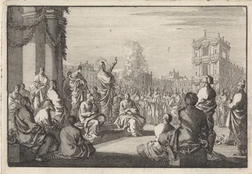 Predica di Cristo davanti al tempio