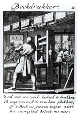 Il tipografo, dal libro commerciale 