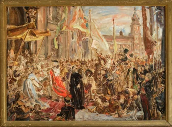 Schizzo per il dipinto "Costituzione del 3 maggio"