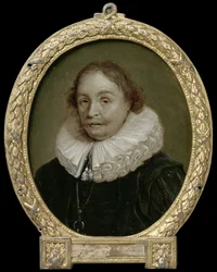 Ritratto di Pierius Winsemius, professore di retorica e storia a Franeker