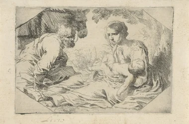 Riposo durante la fuga in Egitto