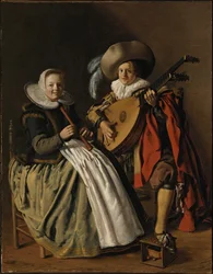 Il duetto, 1629 circa (olio su tela)