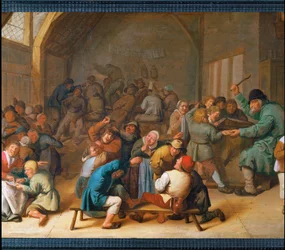 Scuola di paese (pittura su tela)