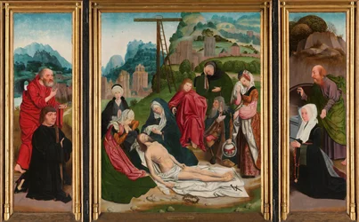 Trittico con il Compianto