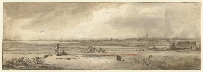 Vista di Naarden, vista da Muiderberg