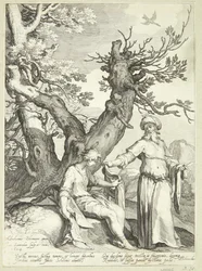 Ahija strappa il suo mantello in dodici parti e ne mostra dieci a Geroboamo