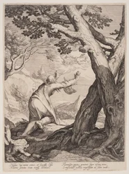 Eliseo riceve la veste di Elia, da Quattro scene di vita dei profeti, Isaia, Ahajah ed Eliseo