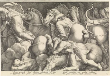 Fregio con la punizione di Niobe (tavola 2)