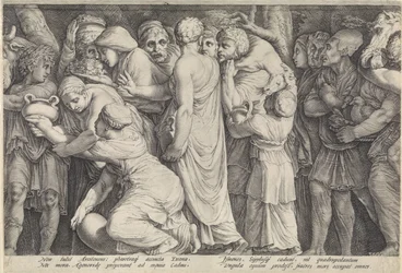 Fregio con la punizione di Niobe (tavola 7)
