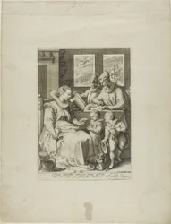 Mattina, tavola uno da Quattro momenti del giorno