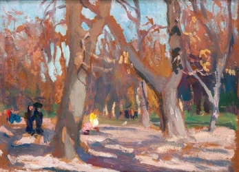 Il Parco Planty a Cracovia, c.1903