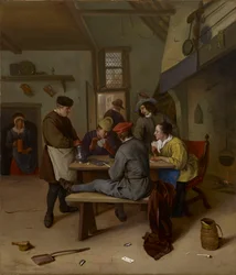 Giocatori di carte in una taverna