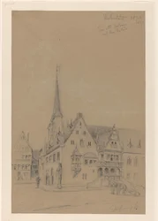 Il Municipio, con il Roelant, di Halberstadt