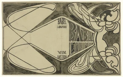 Progetto di copertina per: Louis Couperus, Babel, 1901