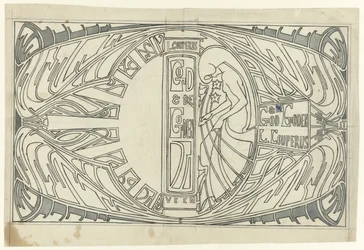 Progetto di copertina per: Louis Couperus, Dio e Dei, 1903