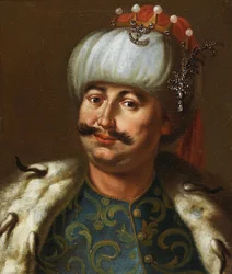 Giovanni III Sobieski, re di Polonia, vestito da sultano ottomano