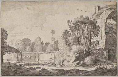 Paesaggi, parte III: Rovine romane in ambienti boscosi