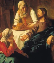 Cristo con Maria e Marta