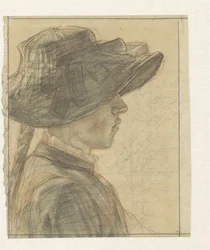Ritratto di Miss A.C.E. Veth, sorella del disegnatore