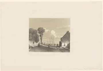 Veduta della Veerweg a Culemborg