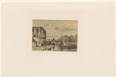 Veduta cittadina con canale