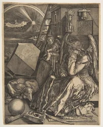 Melencolia I, copia, 1602