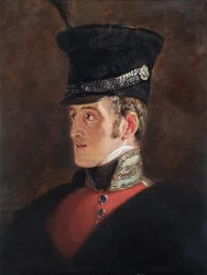 Ritratto del Maresciallo di Campo Sir John Colborne, soldato britannico, 1821