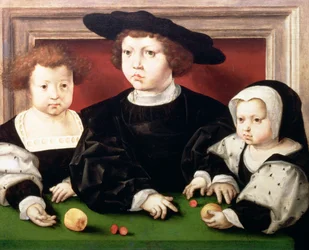 I figli del re Cristiano II di Danimarca, Norvegia e Svezia (1481-1559); Giovanni, Cristina e Dorotea
